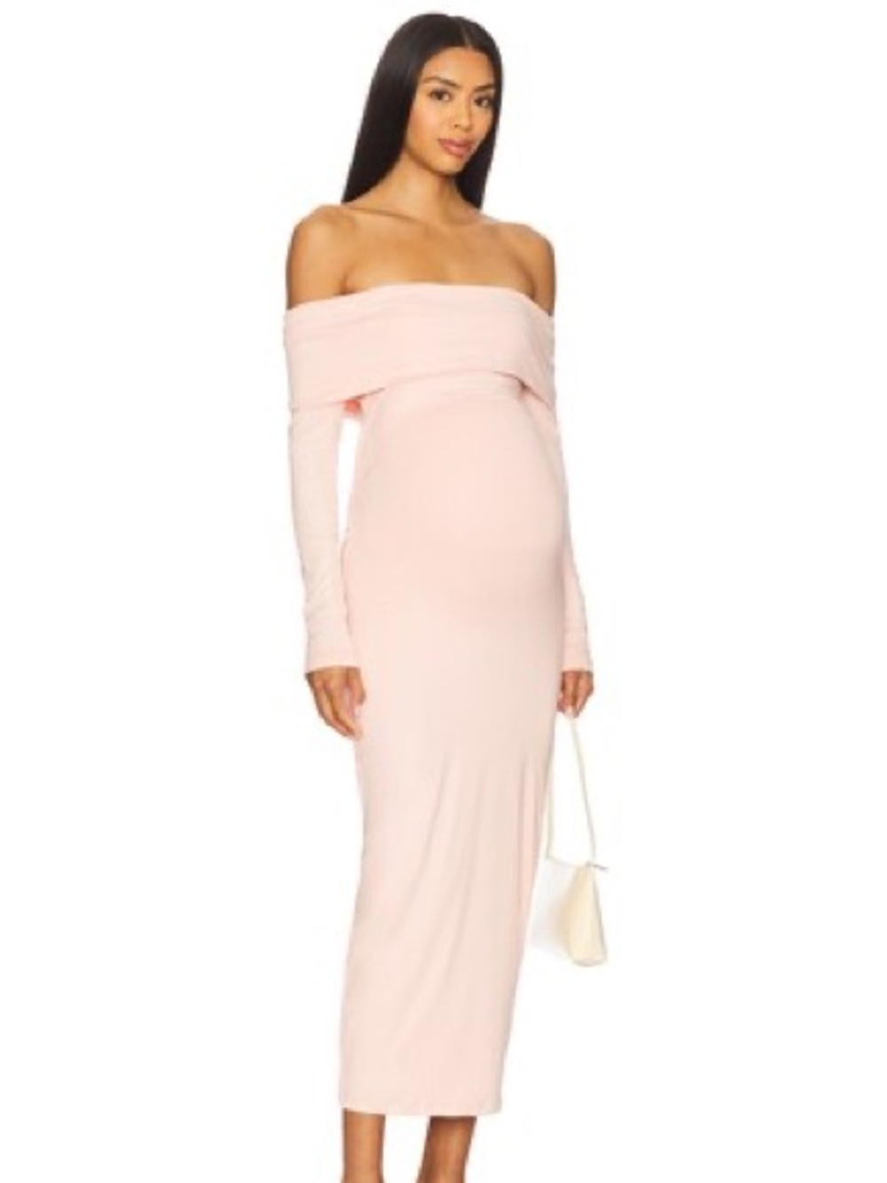 BUMPSUIT - The Allison Midi Dress in Dusty Pink